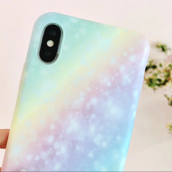 NEW iPhone X/XS Pastel Rainbow Case - Picture 2 of 5